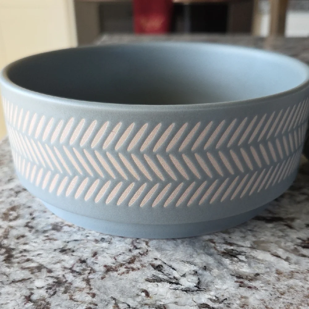 Gray Pet Bowl Set